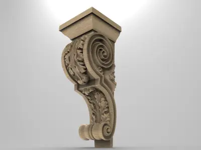 Corbel 3D model