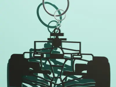 Renault R25 Formula 1 Keychain Free 3D print model