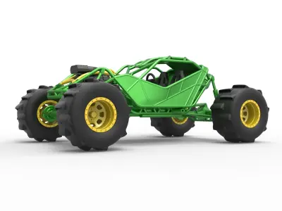 Formula Off Road Scale 1 to 25 3D print model