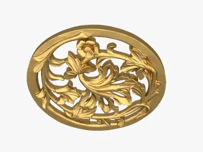Classic decor ornament 260 3D model