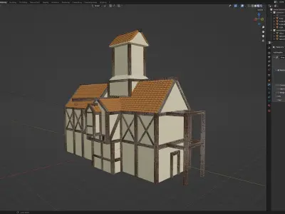 medical house Free 3D model