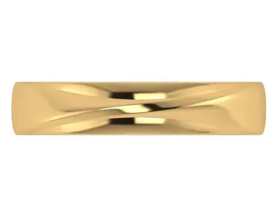 one top twist fashion ring  3D print model