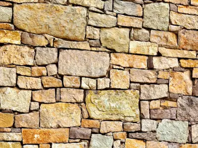 Stone Wall 3D model