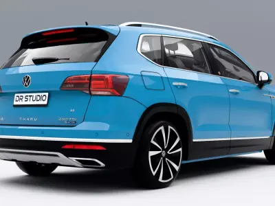 Volkswagen Tharu 280 TSI 2021 Low-poly 3D model