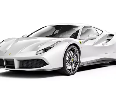 Ferrari 488 GTB 2016 3D model