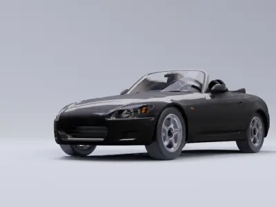 Honda S2000 model in Blender 3D model