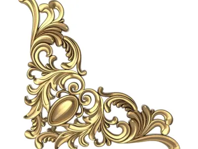  decorative pattern ready for 3D printing 3D print model