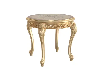 Royal inlaid side table by Modenese 3D model
