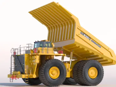 Komatsu 930E 3D model