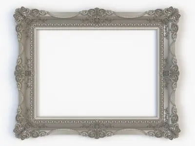 mirror frame for cnc 3D model