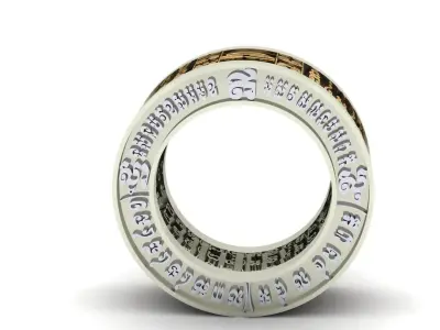 Ring of man 3D print model