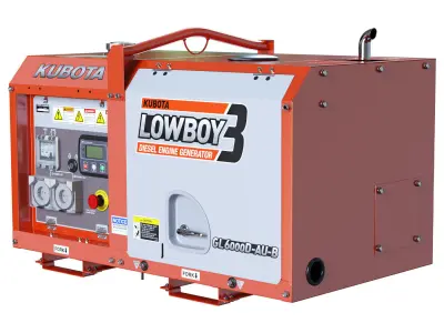Generator Kubota Lowboy 3D model