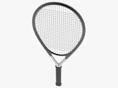 Tennis Racquet 3D model