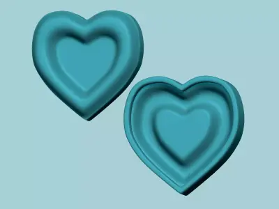 Heart 01 - Molding Arrangement EVA Foam Craft 3D print model