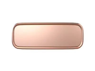 Empty Luxury Button V1 003 Low-poly 3D model