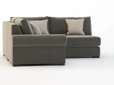 Lebanon Modular Sectional Corner Left Arm Sofa Darby Home Co 3D model