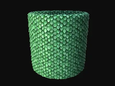 10 Seamless Scales PBR Materials - Set 1 - Texture
