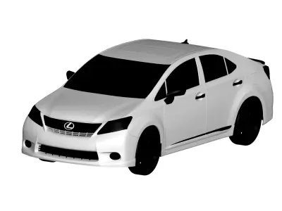 Lexus HS 3D model