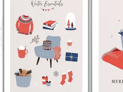 Art Frames 135- Christmas wall art 5 3D model