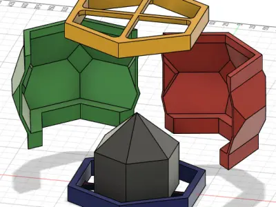 Vase Mold Low Poly 3D print model