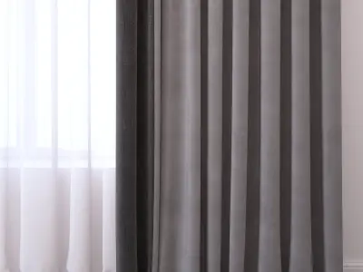 Set 94 Curtains 3D model