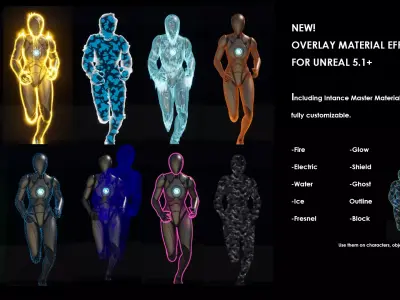 Overlay Material Effects for Unreal 5 Texture