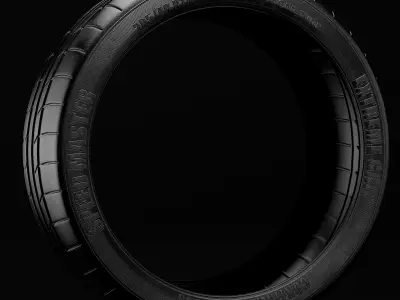 Sport Car Tyre 3d Model 3D model