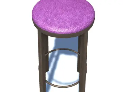 Bar stool 3 3D model