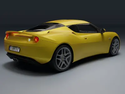 Lotus Evora Low-poly 3D model