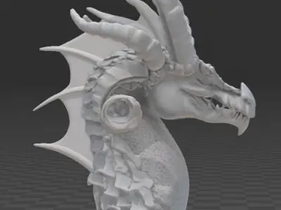 Dragon 3D model 14