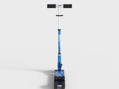 KIDS KICK SCOOTER Low-poly 3D model