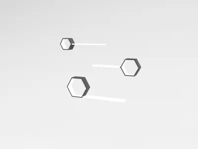 Wall Rack v1 008 Low-poly 3D model