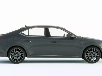 Skoda Superb 2020 3D model