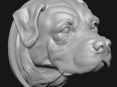 Rottweiler 3D print model