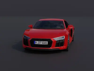 Generic Sports Car 3 Low-poly 3D model