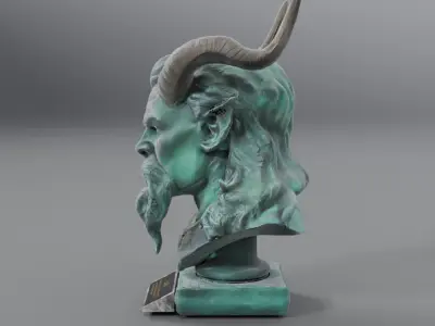 Bust of Loki 3D model