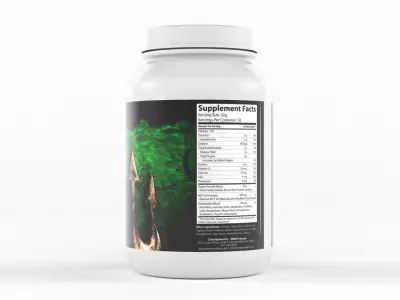 Protein Powder 3D model