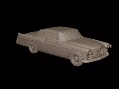 CHRYSLER 300b 1956 3D PRINT MODEL 3D print model