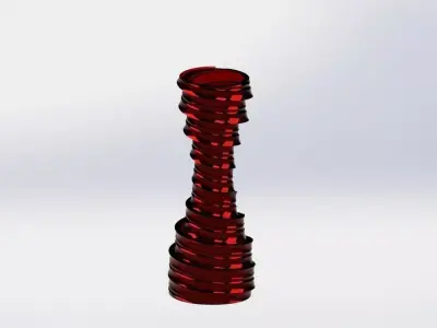 tornado vase 3D print model