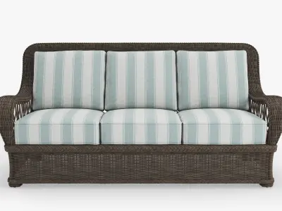 Lakehouse Large Sofa 3D model