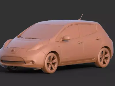 Nissan Leaf 3D print model