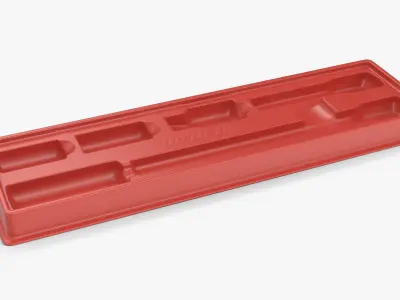 Socket Tools Box Low-poly 3D model