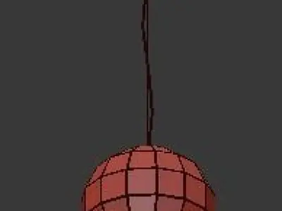 scotch club suspension lamp 3D model