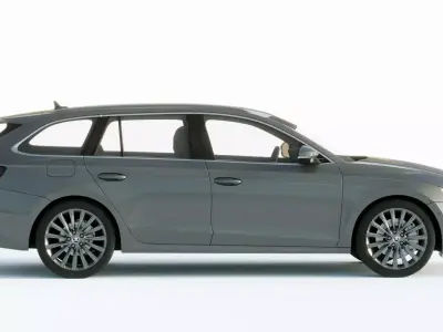 Skoda Octavia Estate 2020 3D model