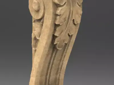 Corbel Decorative 5  3D STL model 3D print model