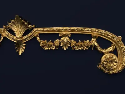 Classic decor ornament v-3D model 59 3D model