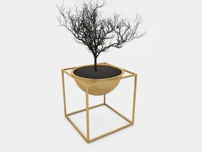Plant stand bowl 3D model
