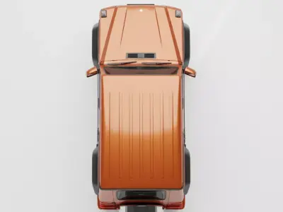 Mercedes-Benz G-Class G-Wagon 4x4 Low-poly 3D model