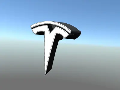 Tesla Logo 3D model
