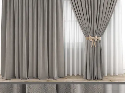 curtain N1 3D model